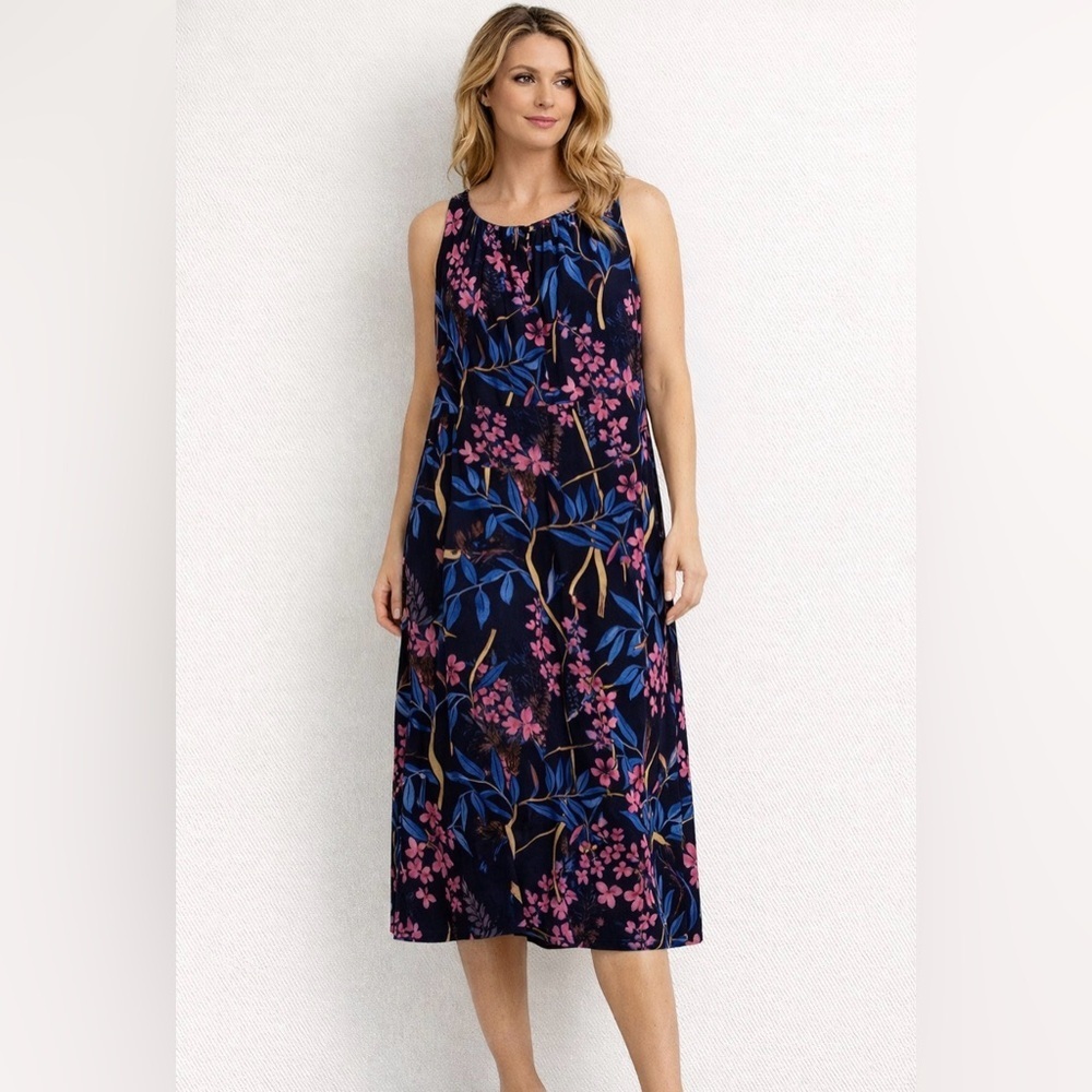 EUC Maeve Floral Midi Dress